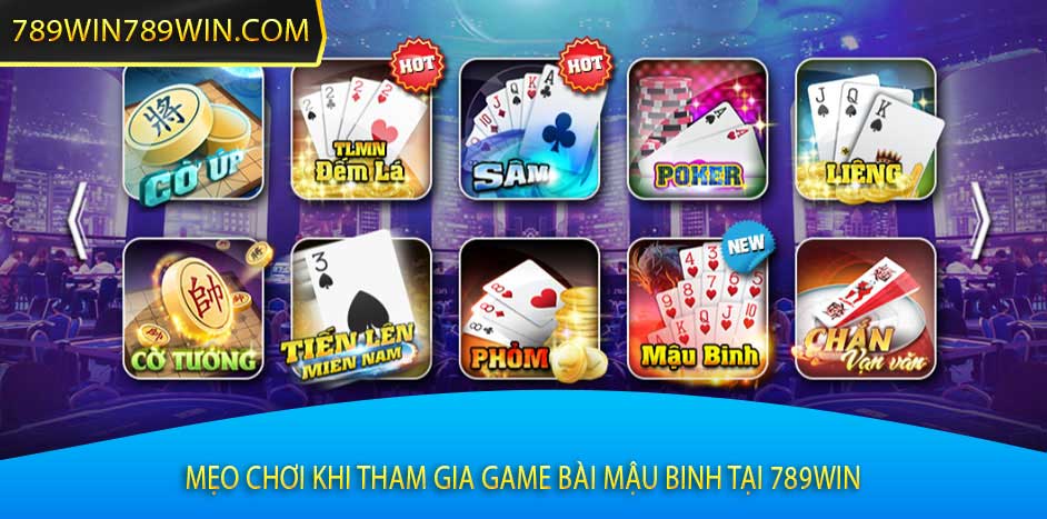 game bài mậu binh tại 789win